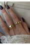 Heliophilia Silver Anillo de Latón con Revestimiento de Laca Dorado